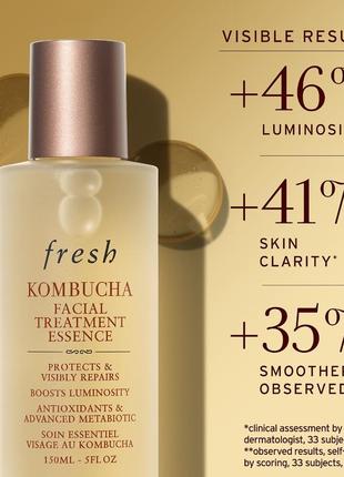 Эссенция fresh kombucha facial treatment essence сыворотка тоник для сияния кожи лица2 фото