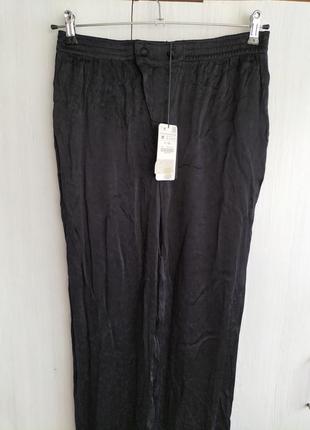 Новые натуральные брюки zara, размер м2 фото