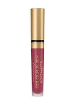 Жидкая помада для губ max factor color elixir soft matte lipstick 035 faded red, 4 мл