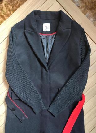 Полушерстяное пальто шерстяное от arzu sabana для koton ☕ 36eur/наш 40-42рр2 фото
