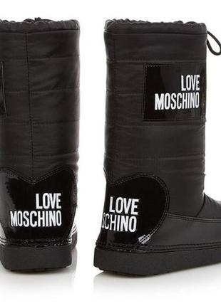 Love moschino луноходы moon boots мунбуты термосапоги зимние сапоги 36 37 38 39 40 415 фото