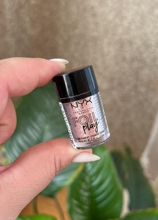 Глітер для обличчя та тіла nyx professional makeup metallic glitter пігмент