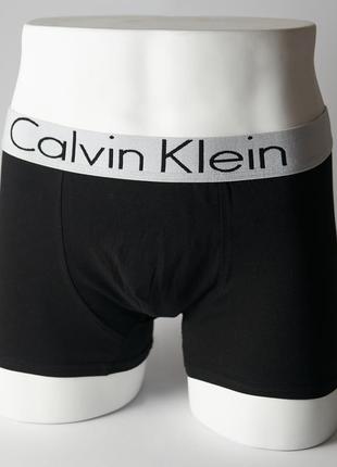 Мужские трусы-боксеры 5 шт calvin klein в упаковке черные.5 фото