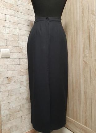 Трендовая классическая  юбка макси длины из шерсти5 фото