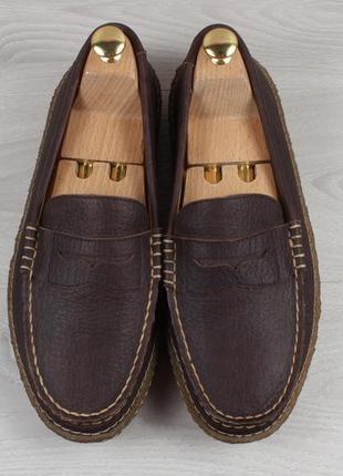 Чоловічі шкіряні мокасини clarks originals, розмір 422 фото