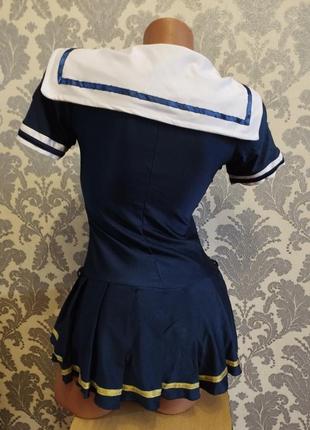 Короткое платье морячки карнавальный костюм морячка5 фото