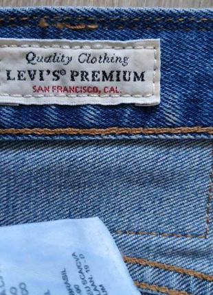 Джинсы levi's 501 голубого цвета размер 32/30, состояние отличное7 фото