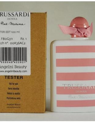 Оригінал trussardi donna pink marina 100 ml tester ( труссарді донна пінк марина )  туалетна вода edt