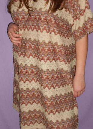 Платье батального 20 размера со шнуровкой и узором зигзаг asos5 фото