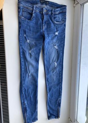 Джинсы джинсы zara skinny стрейч1 фото