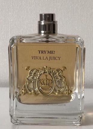 Оригинальный juicy couture viva la juicy 100 ml tester ( дюси уголюр овла ла джути ) парфюмированная вода