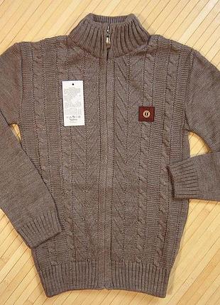 Кофта вязаная подростковая