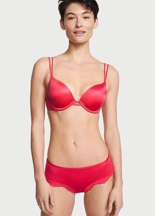 Комплект victoria's secret push-up bra wild strawberry