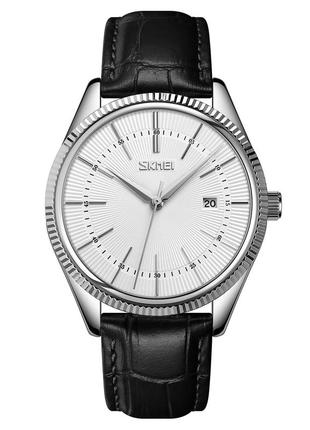 Спортивные мужские часы skmei 9298sisibk silver silver-black водостойкие наручные кварцевые