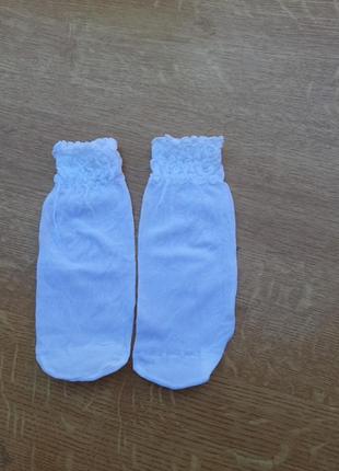 Капрон носочки шкарпеточки шкарпетки білі белие