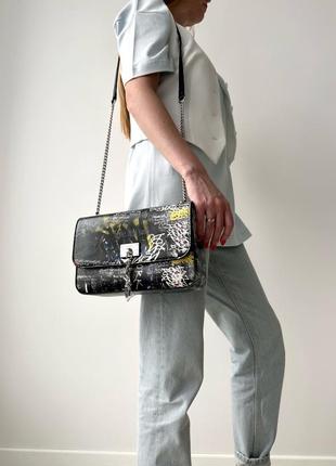Жіноча брендова сумка dkny cleo medium shoulder flap оригінал сумочка кросбоді дкну донна каран на подарунок дружині подарунок дівчині2 фото