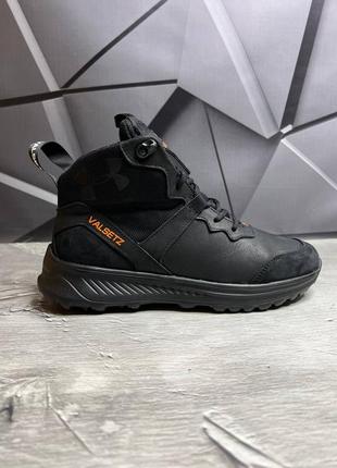 Зимние ботинки under armour ❄️натуральная матовая кожа