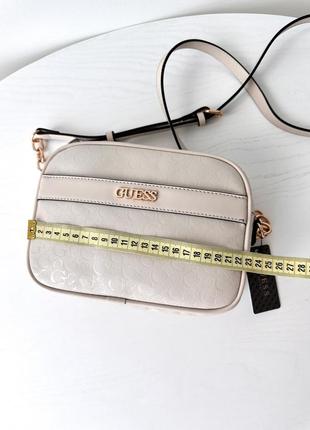 Жіноча брендова сумка guess ellison camera bag crossbody сумочка гезз камера кросбоді на подарунок дружині подарунок дівчині7 фото