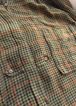 Шовкова блузка сорочка в клітинку  whistles р. 38 в стилі burberry блуза преміум5 фото