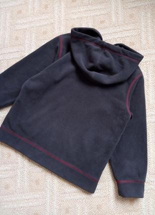 Флісова кофта на блискавці, куртка з капюшоном, фліс, на хлопчика 8-9 років, зріст 128-134, s.oliver7 фото