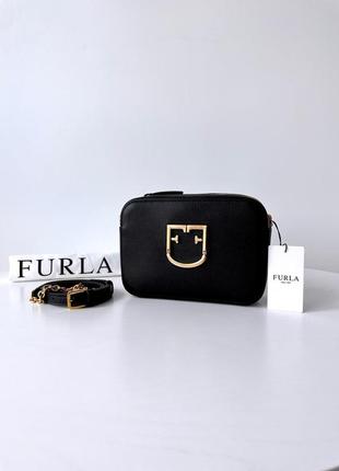 Женская брендовая кожаная сумочка furla brava camera bag сумка кроссбоди crossbody оригинал кожа фурла на подарок жене подарок девушке2 фото