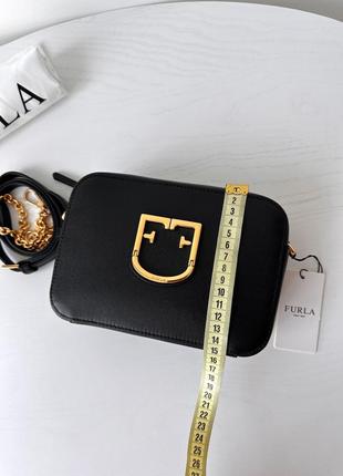 Женская брендовая кожаная сумочка furla brava camera bag сумка кроссбоди crossbody оригинал кожа фурла на подарок жене подарок девушке9 фото