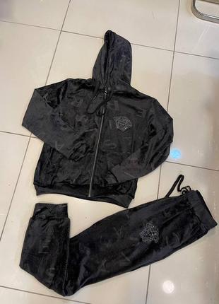 Женский велюровый спортивный костюм туречня versace