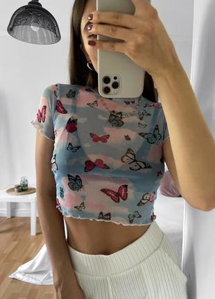 📎 топ в сеточку missguided 🦋2 фото