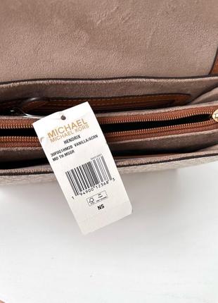 Женская брендовая сумочка michael kors hendrix medium messenger bag сумка оригинал кожа мишель корс майкл корс на подарок жене подарок девушке8 фото