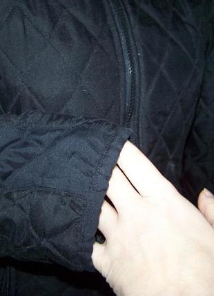 Черная классическая куртка простроченная ромбами lecoqsportif s3 фото