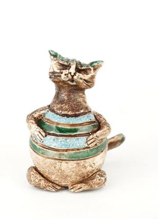 Статуэтка кот интерьерный cat figurine коллекция коты