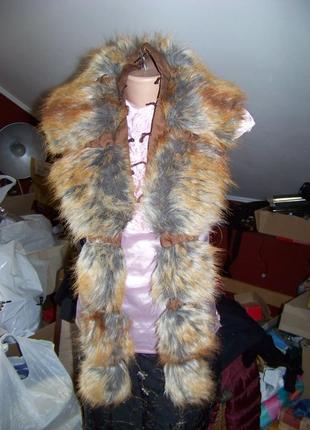 Бронзова коротка жата куртка з манжетами та патентом sm6 фото