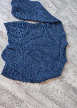 Бесшовный свитер oversize из альпаки4 фото