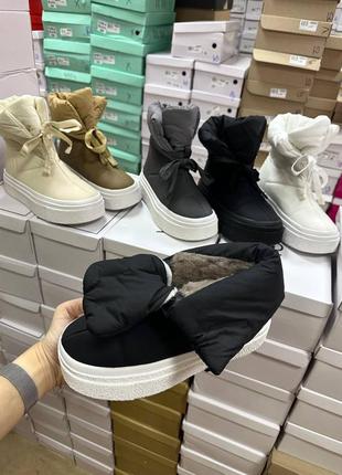 Дутики "bago", белый, экокожа/плащевка