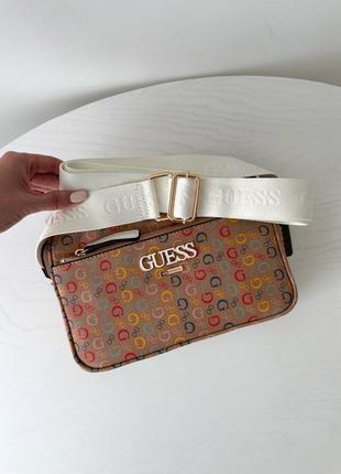 Женская брендовая сумочка guess tremblay crossbody гезз камера кроссбоди на подарок жене подарок девушке10 фото