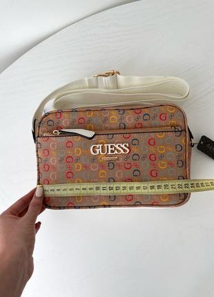 Женская брендовая сумочка guess tremblay crossbody гезз камера кроссбоди на подарок жене подарок девушке8 фото