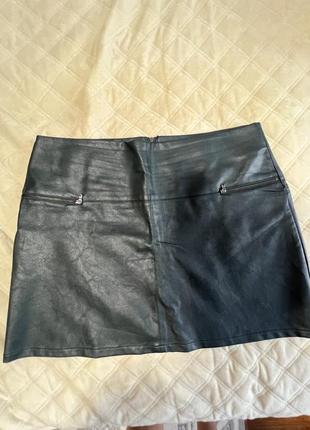 Кожаная юбка