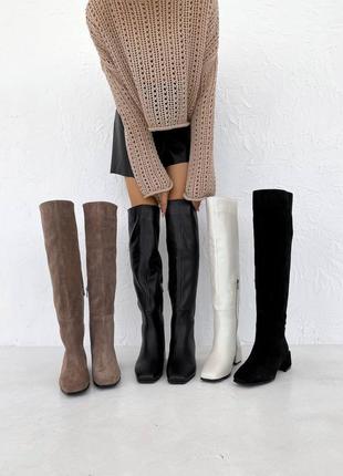 Високі сапоги чоботи ботфорти