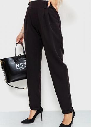 Актуальні чорні жіночі брюки чорні жіночі штани класичні жіночі брюки класичні штани класика брюки-банани штани-банани офісні штани з високою посадкою
