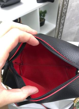 Черная большая женская сумка + клатч в комплекте!4 фото