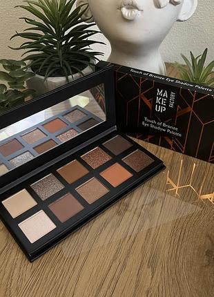 Оригінал палітра тіней make up factory eyeshadow palette touch of bronze оригинал палитра теней