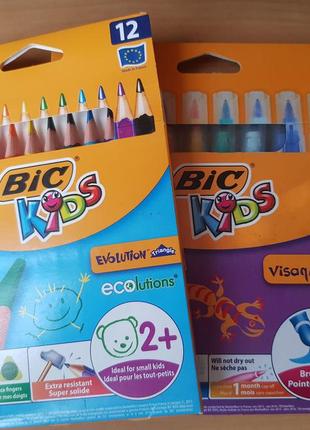 Карандаши и фломастеры bic