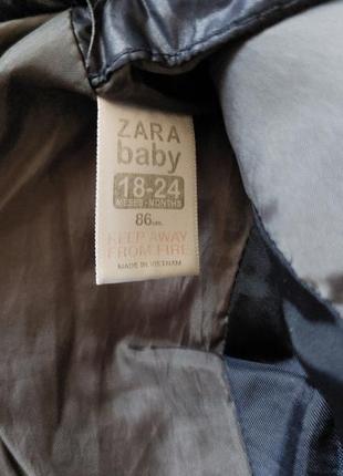 Куртка на осень zara 18-24 86 см4 фото