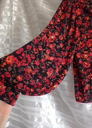 Оверсайз блуза с пышным рукавом и бантом из коллекции марокко4 фото