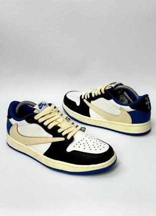 Кросівки jordan 1 low x travis scott cactus jack 🌵