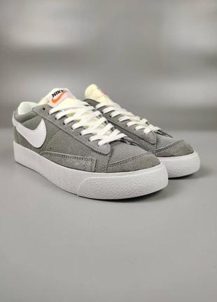 Nike blazer low suede gray