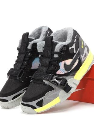 Зимние мужские кроссовки DJ6418-001 nike apoyo Air Kukini Leopard