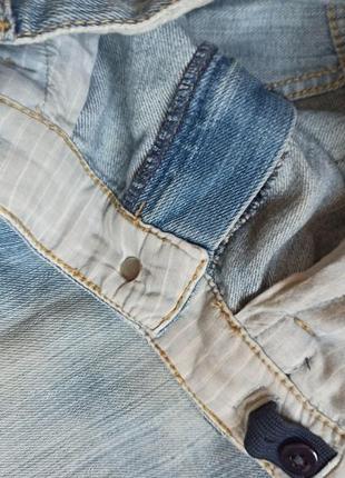 Коттоновые прямые джинсы3 фото