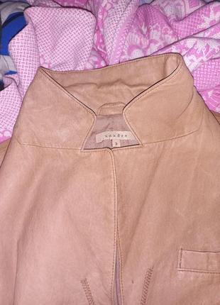 Кожаная куртка, жакет sandro3 фото