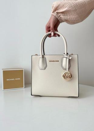 Женская брендовая кожаная сумочка michael kors mercer medium crossbody bag сумка оригинал кожа мишель корс майкл корс на подарок жене подарок девушке